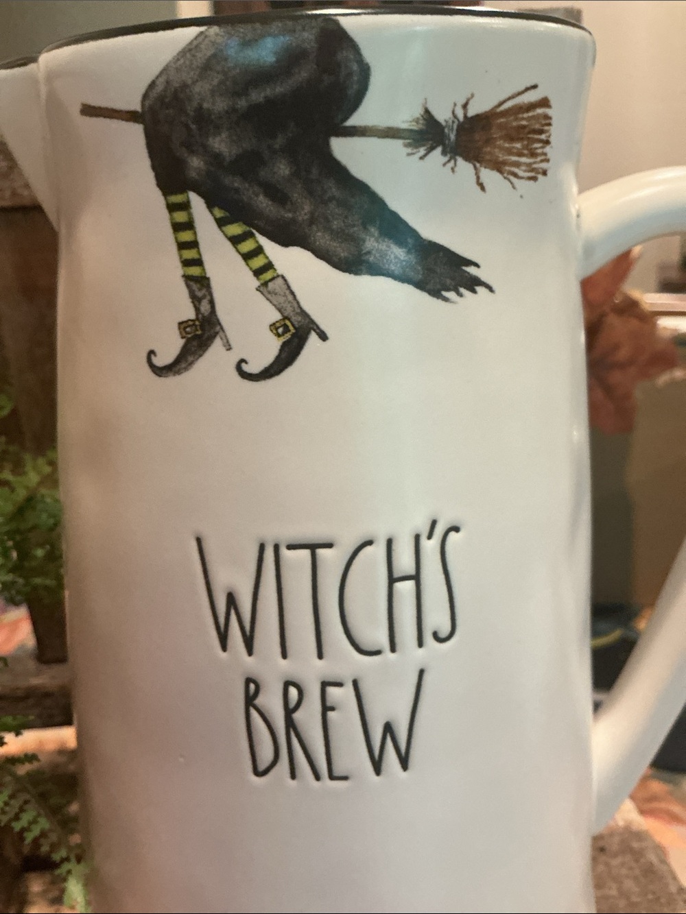 EUC - Rae Dunn WITCH’S BREW Halloween Pitcher - No Bundling - Picture 2 of 6